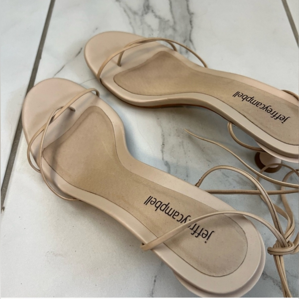Jeffrey Campbell Sandals - Lace-up Kitten Heel